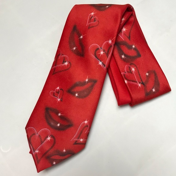 Ralph Marlin Other - Ralph Marlin Red Valentine Tie.
